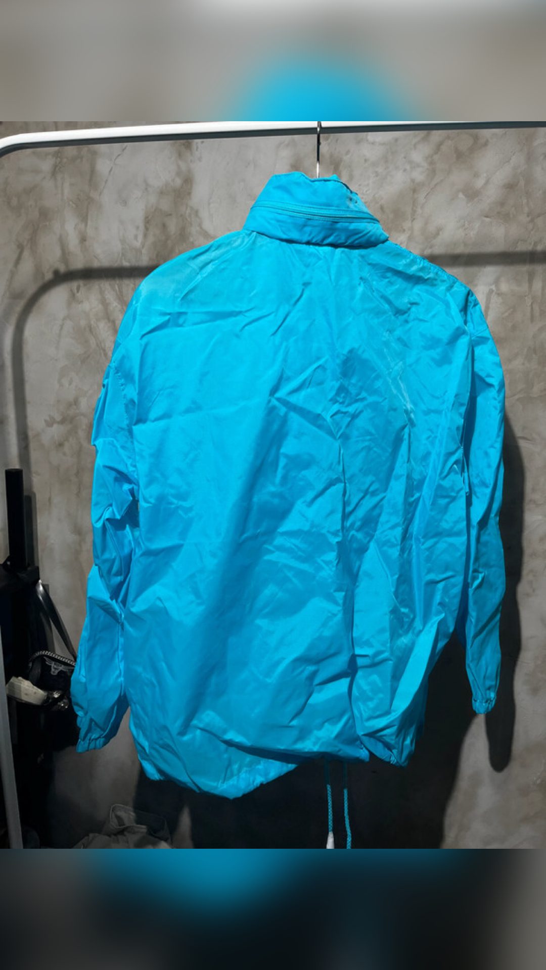 Imperméable neuf - taille S -  imprimé en France - cavalière équitation  bleu, média 4