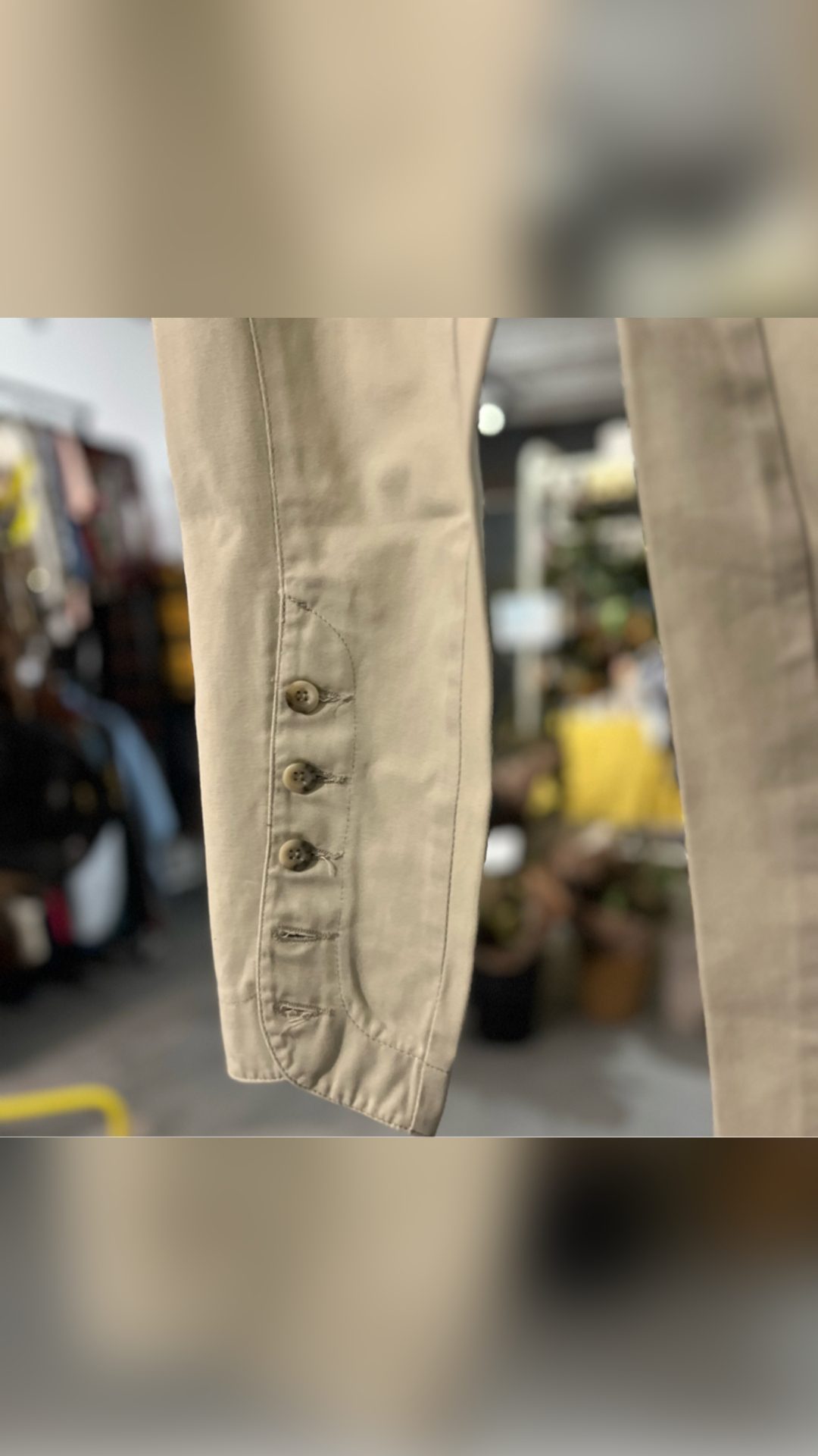 Pantalon vintage style équitation - taille 36 - Ventilo La colline - beige, média 3