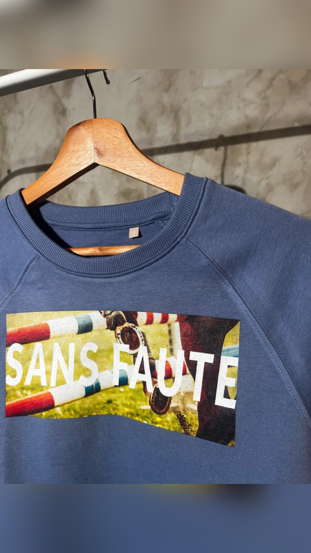 Pull neuf bleu équitation - Sans Faute - taille S, média 3