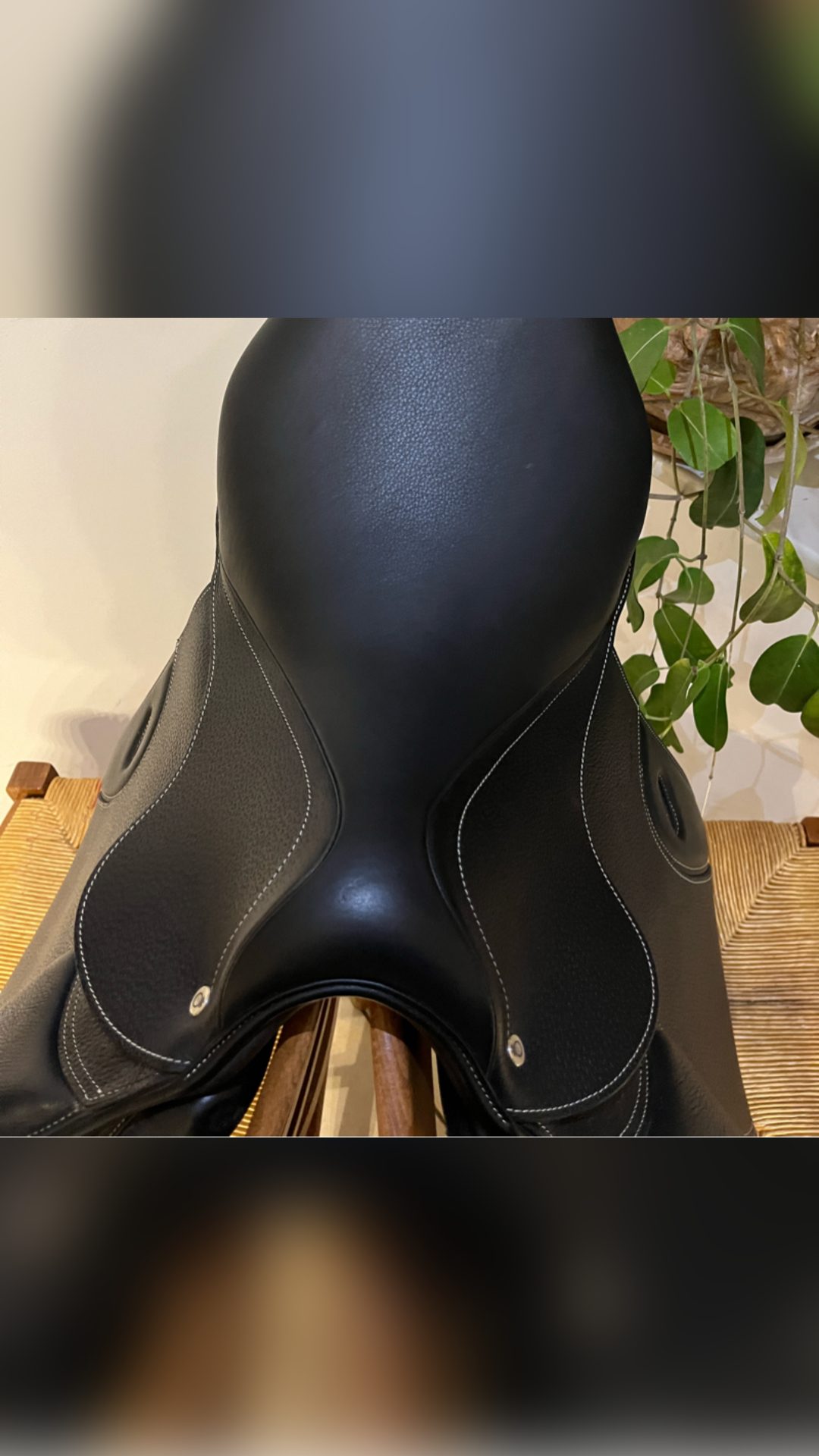 Selle en cuir Fouganza neuve, média 2