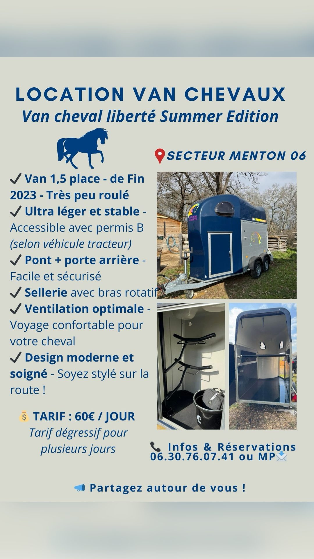 Location Van, média 2