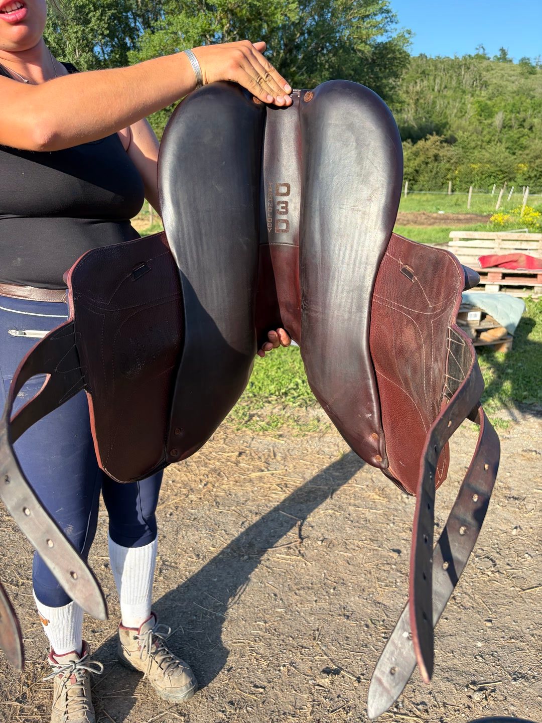 Selle Devoucoux chilberta Lab, média 5