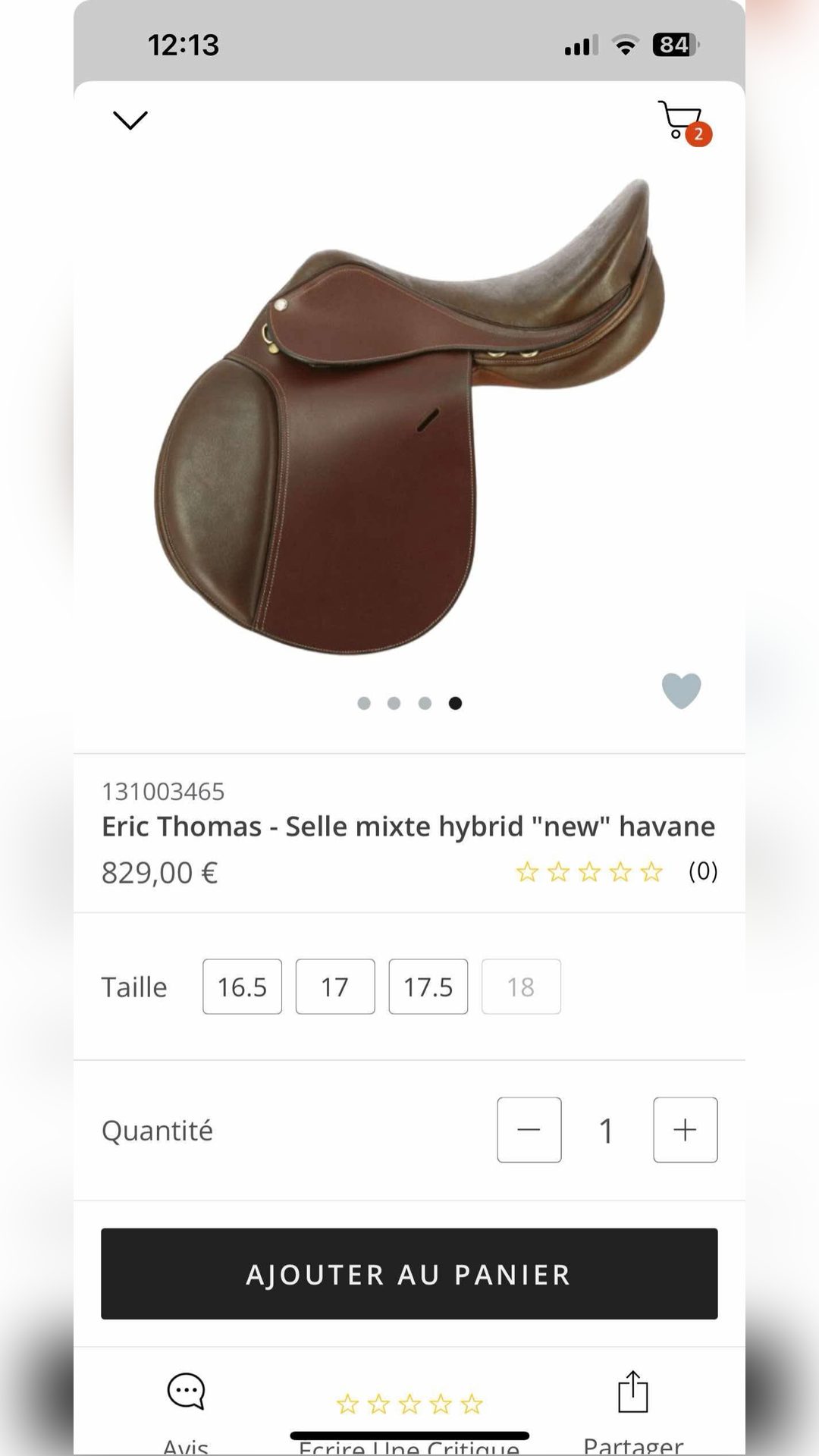 Selle Éric Thomas, média 4