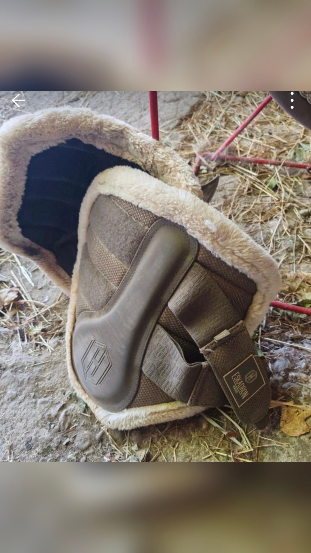Ensemble dressage tapis bonnet guetres, média 8