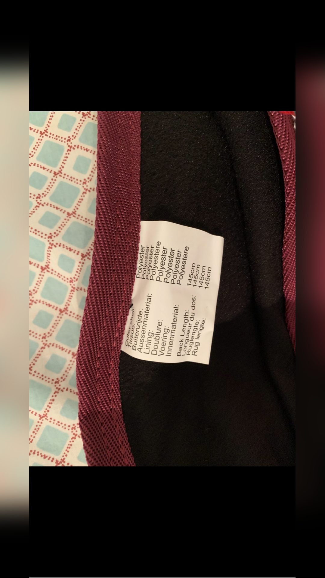 Couvre reins, média 5