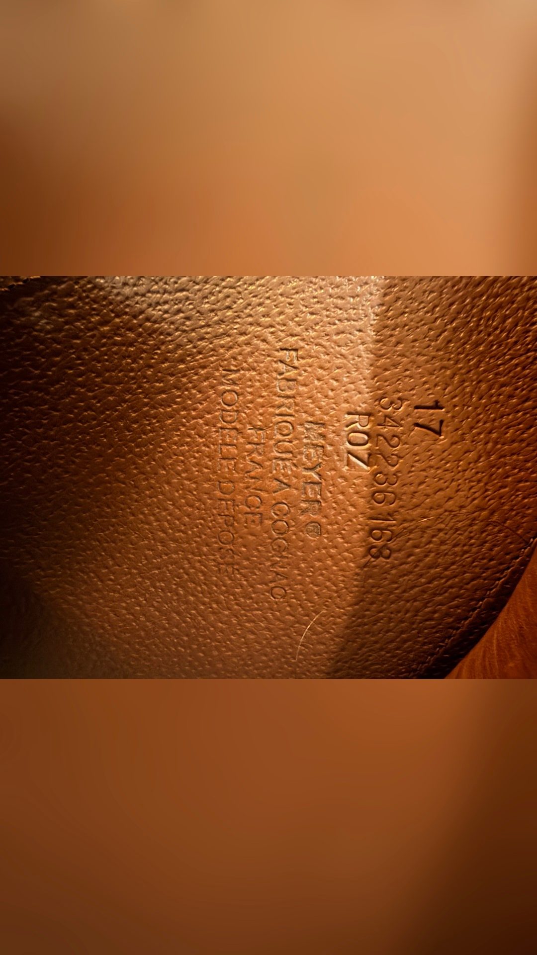 Selle Meyer 17 parfait état, média 4