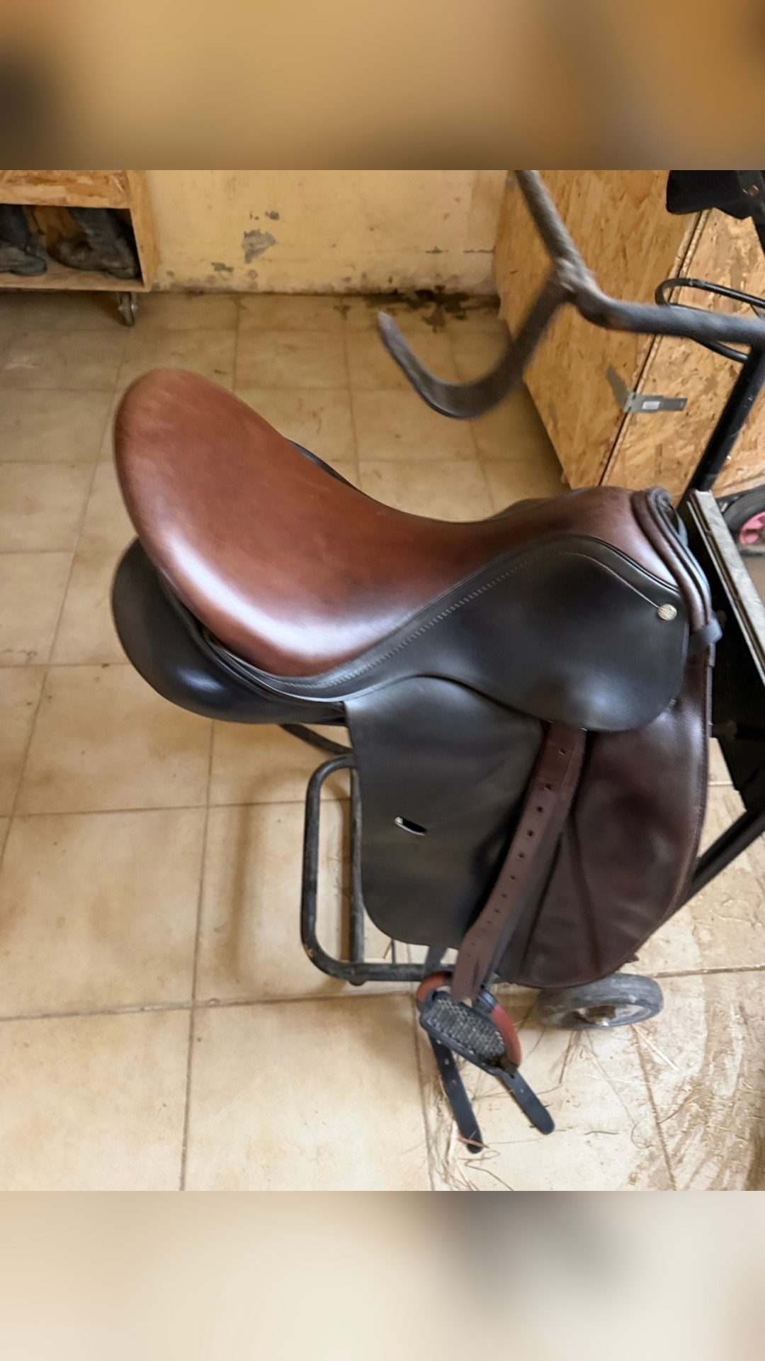 Selle de dressage 18pouce, média 4