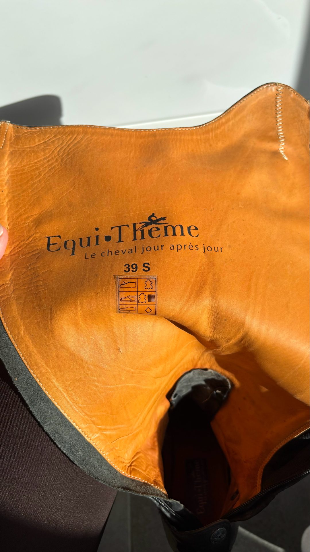 Bottes Equithème modèle Compétitions t39, média 4