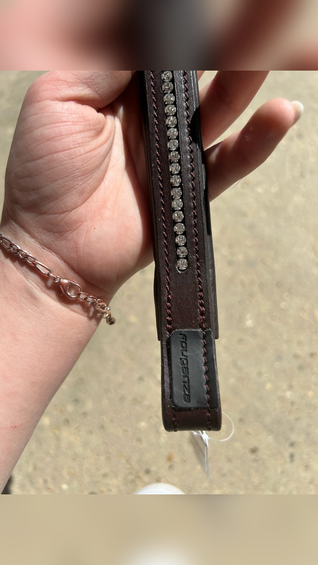 Frontal à strass, média 3