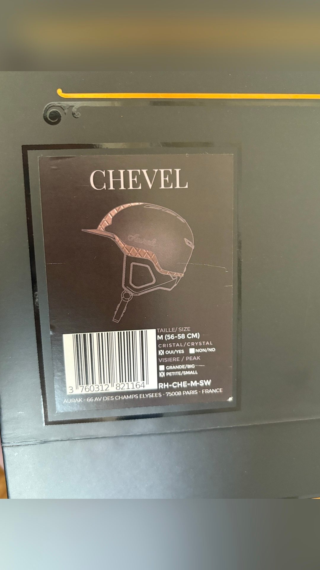 Casque Aurak NEUF, média 9
