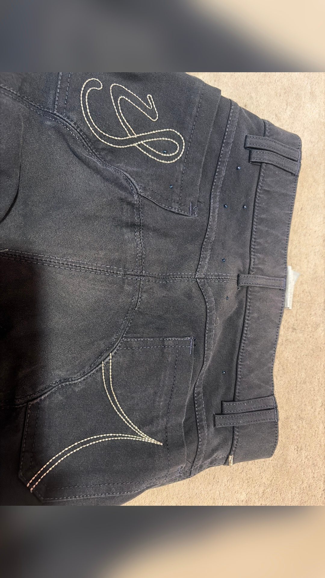 Pantalon bleu marine, média 4