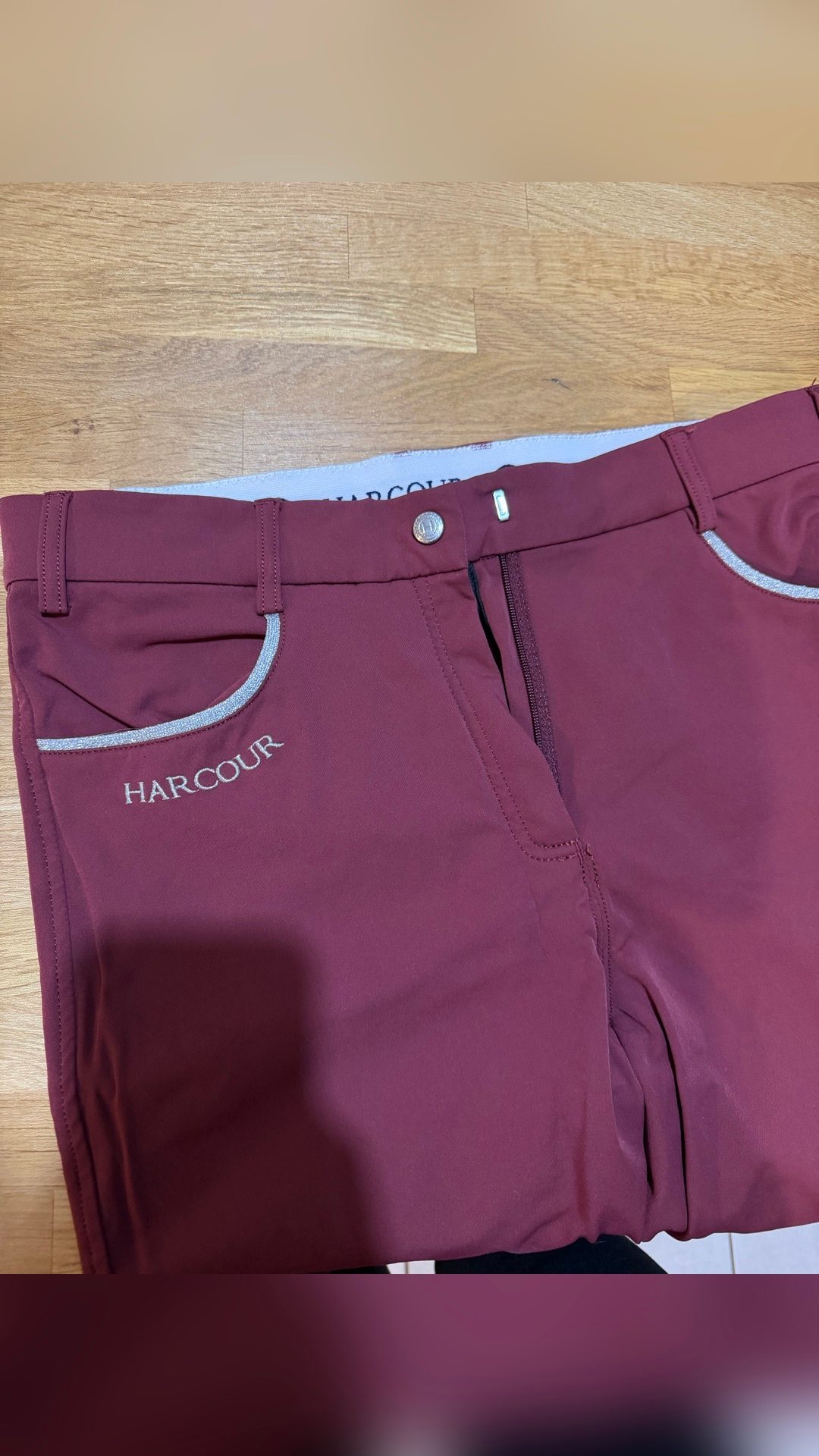 Pantalon Harcour Jalikta 42 bordeaux, média 2