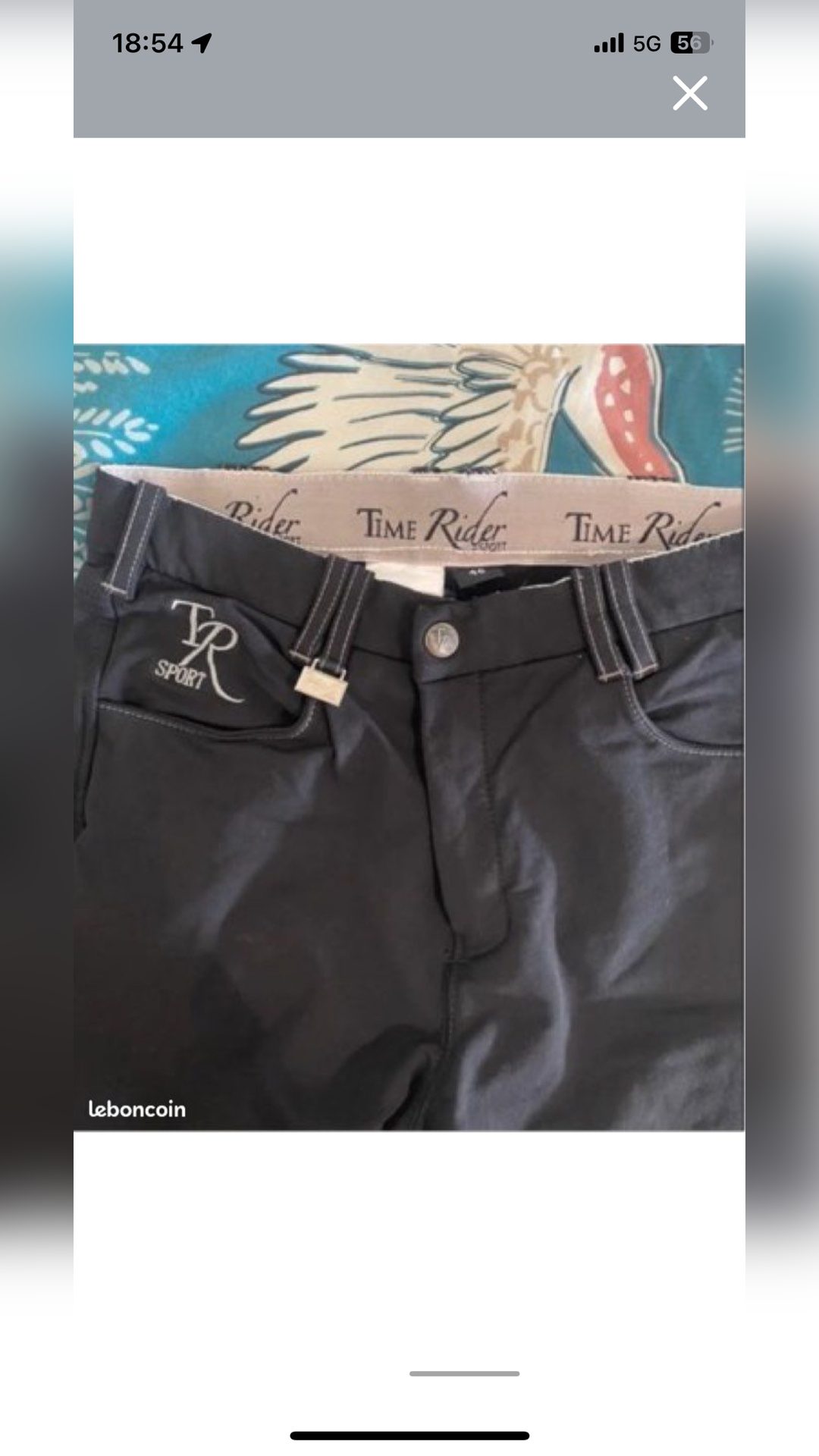 Pantalon équitation noir Time Rider, média 4