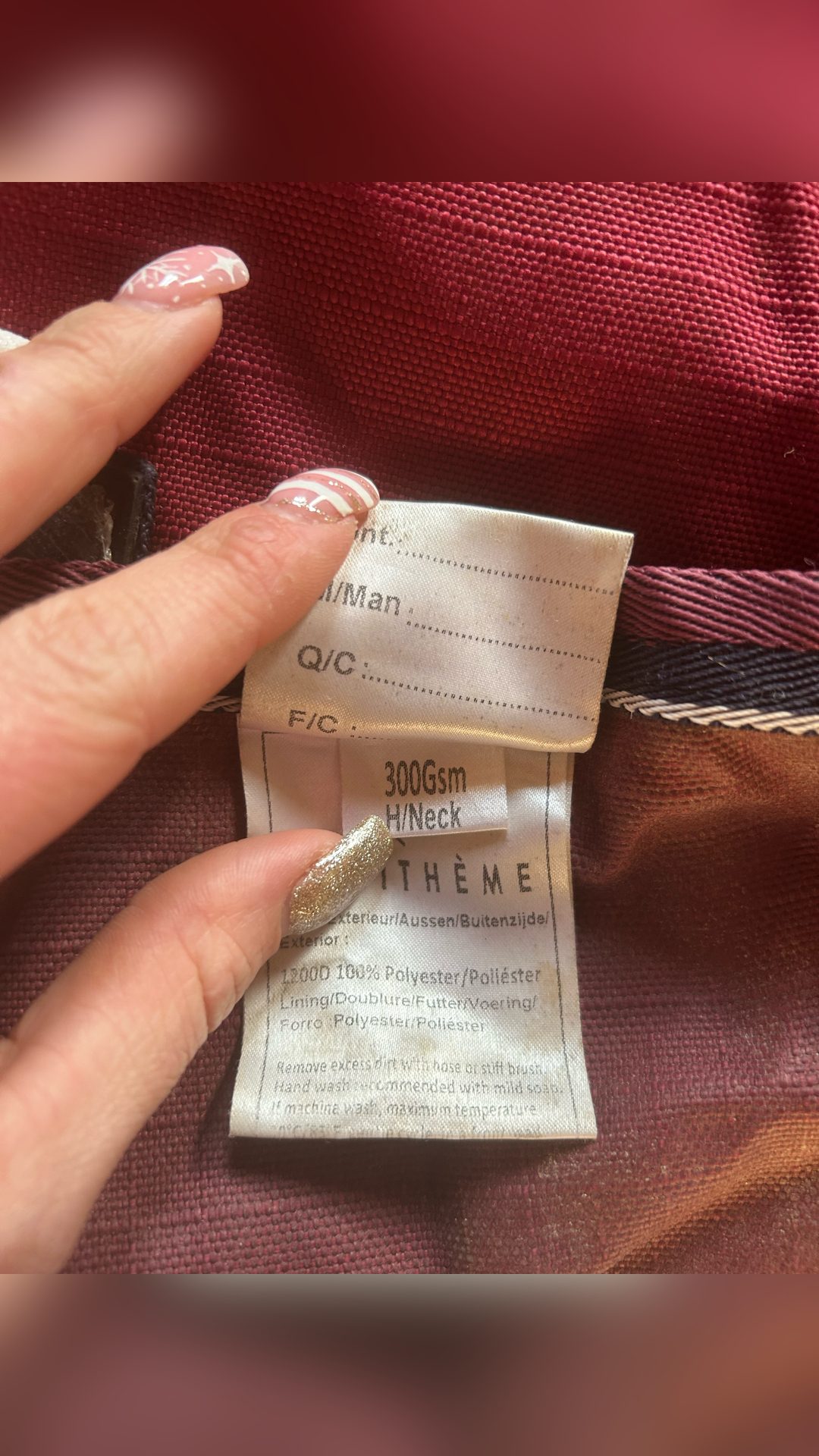 Couverture imperméable 300g, média 5