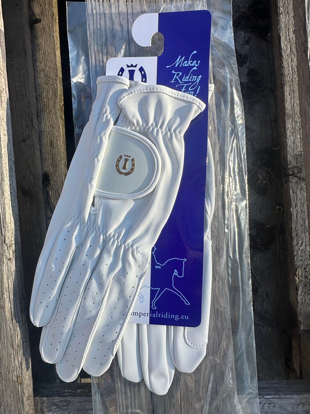 Gants blanc, média 2