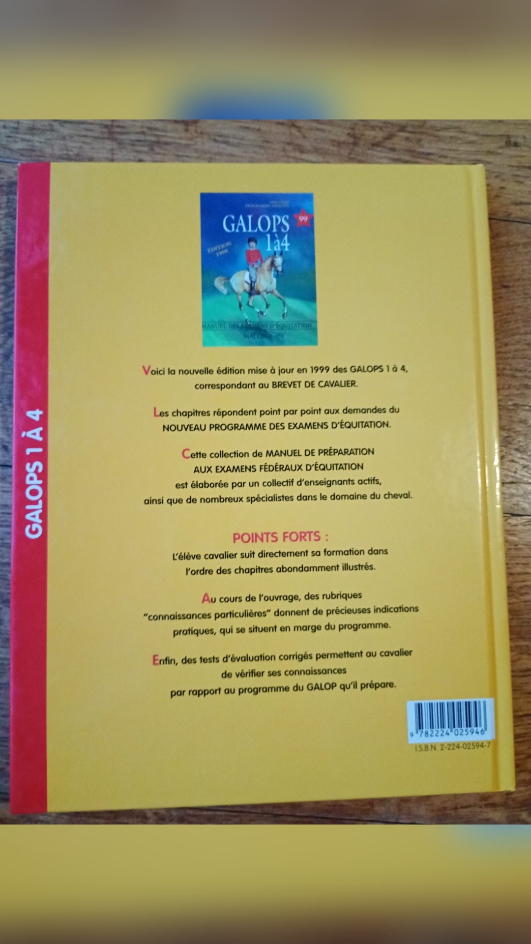 Livre passage des Galops de 1 à 4, média 5