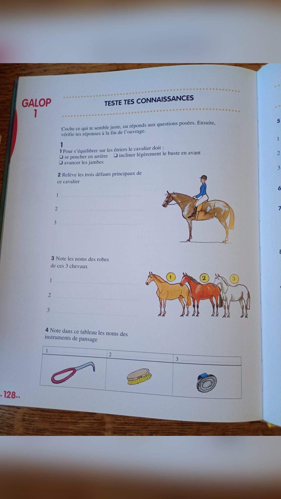 Livre passage des Galops de 1 à 4, média 4