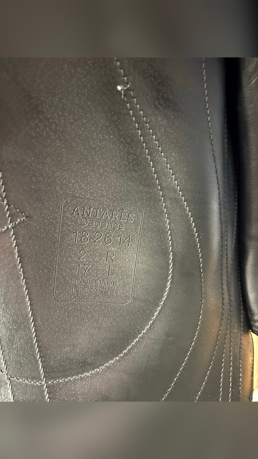 Selle dressage Antarès 17p, média 3