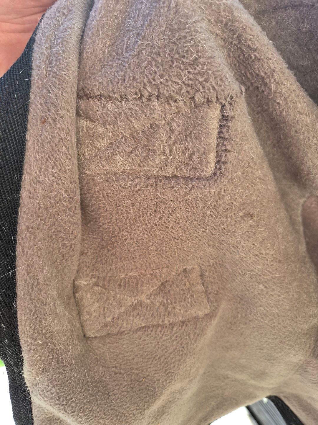 Couverture polaire taupe performance 155cm, média 2