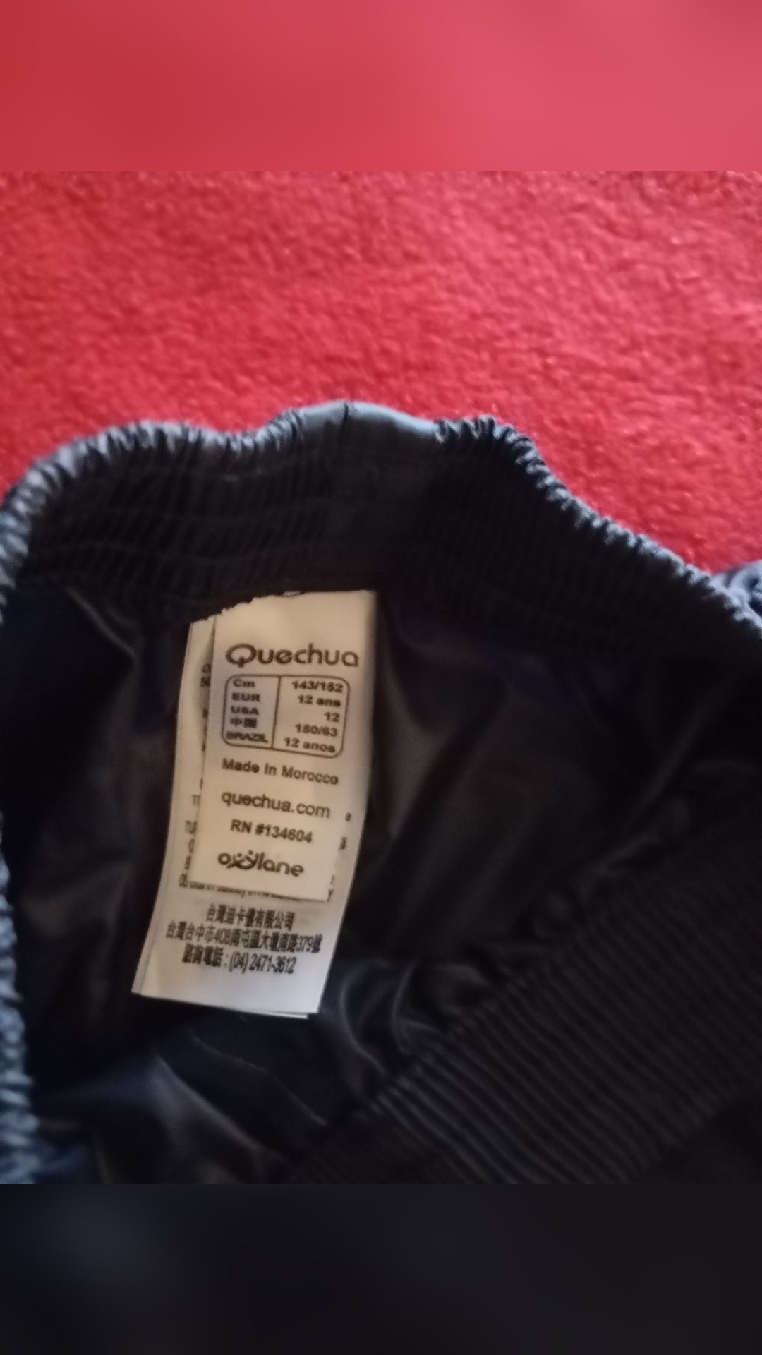 Pantalon pour la pluie taille 12 ans, média 2