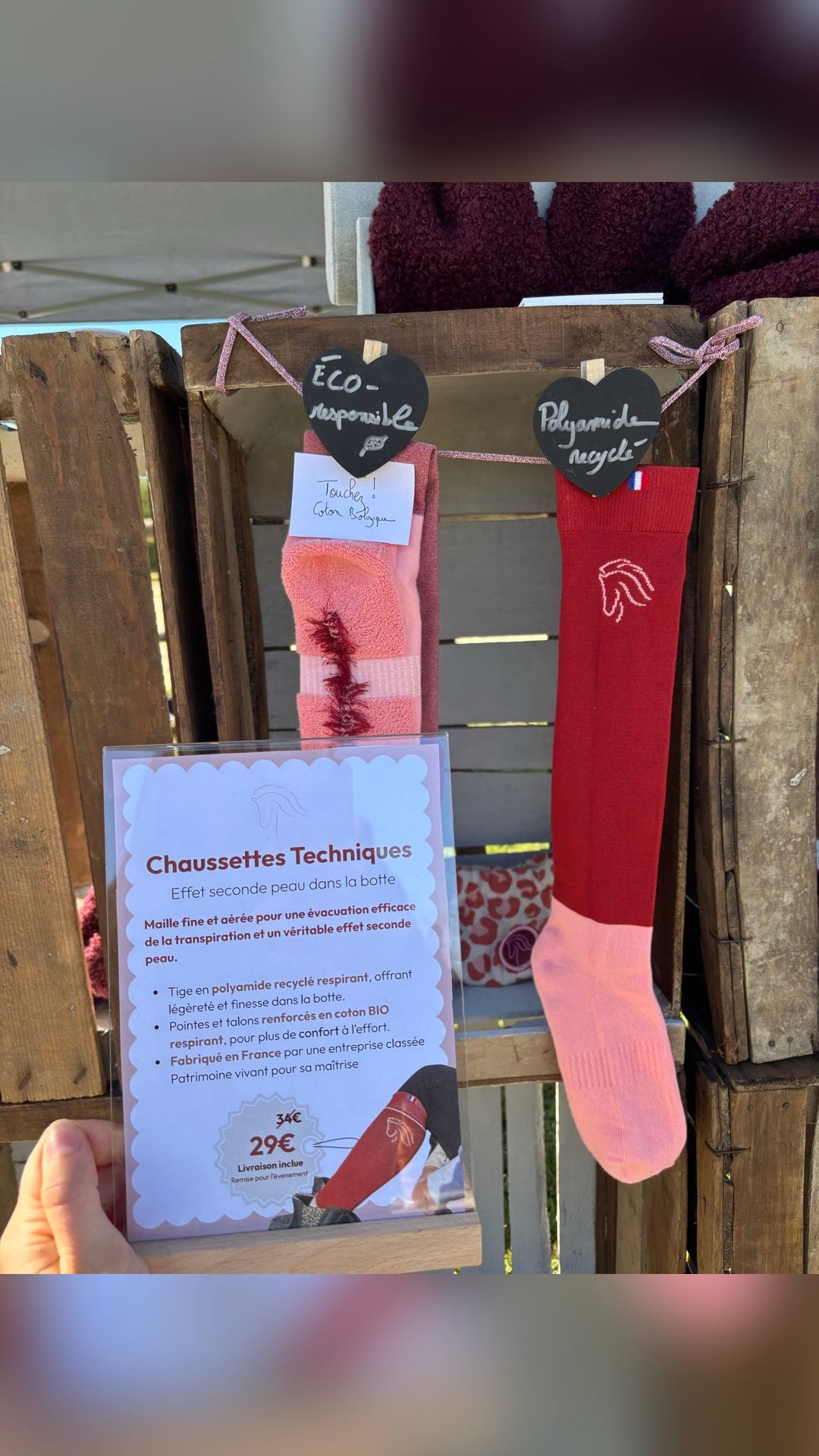 Chaussettes techniques Ecoresponsable ♻️, média 3