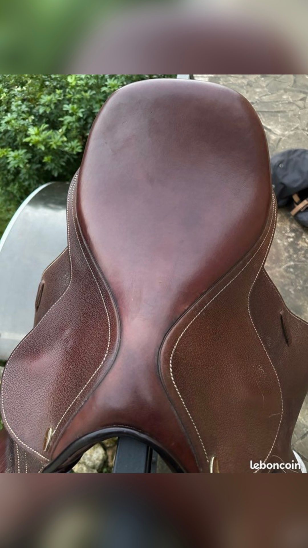 Selle Éric Thomas cuir marron, média 3