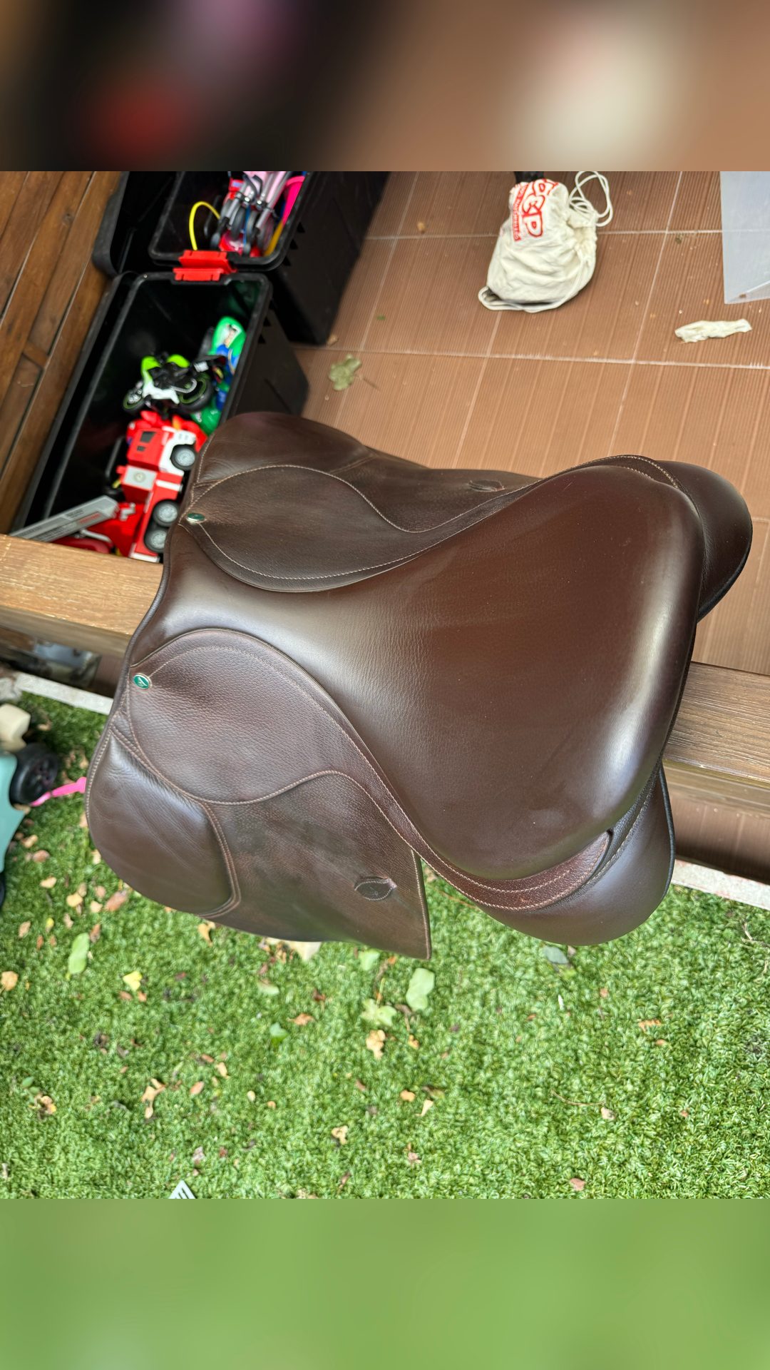 Selle d’obstacle Arena taille 17, média 3
