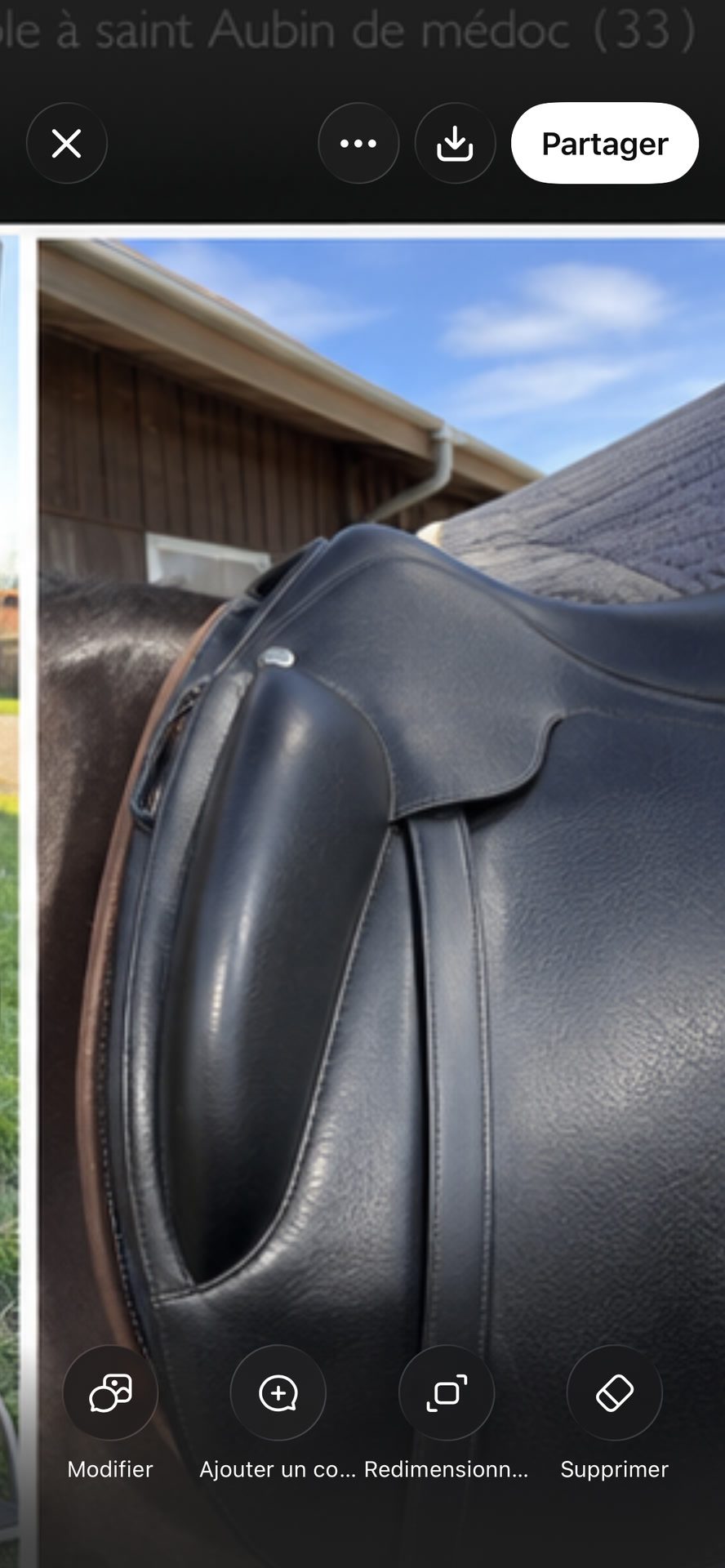 Selle de dressage MANTA 17,5, média 6