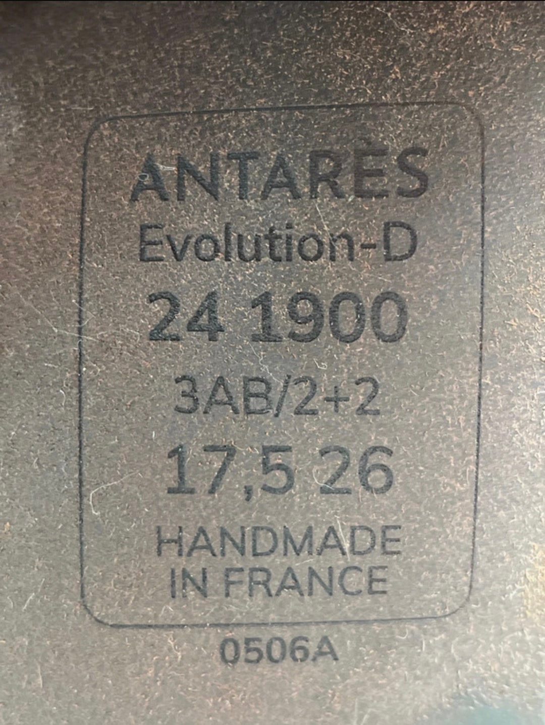 Selle Antares évolution, média 5