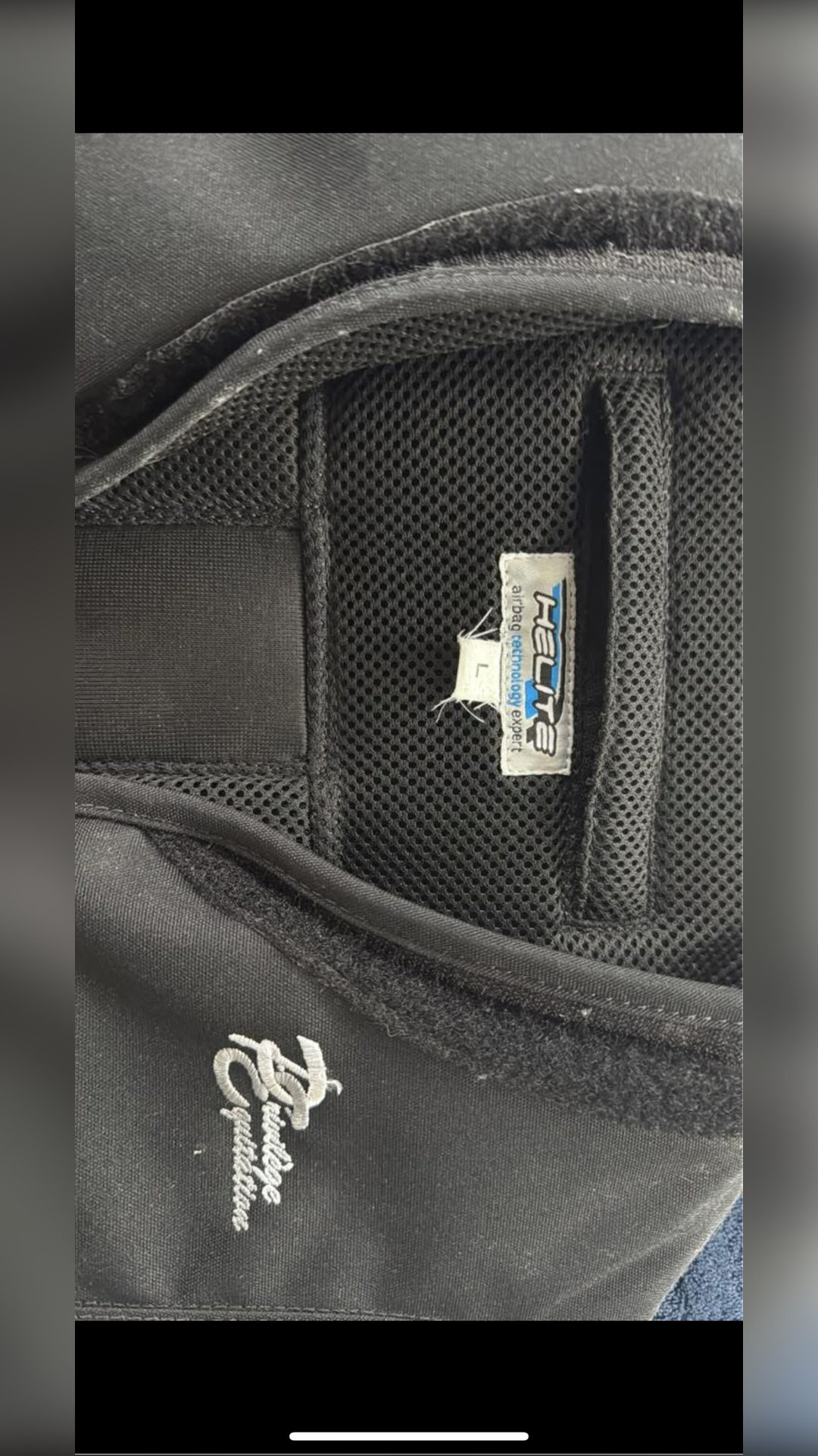 Gilet Air Bag helite taille L adulte, média 3