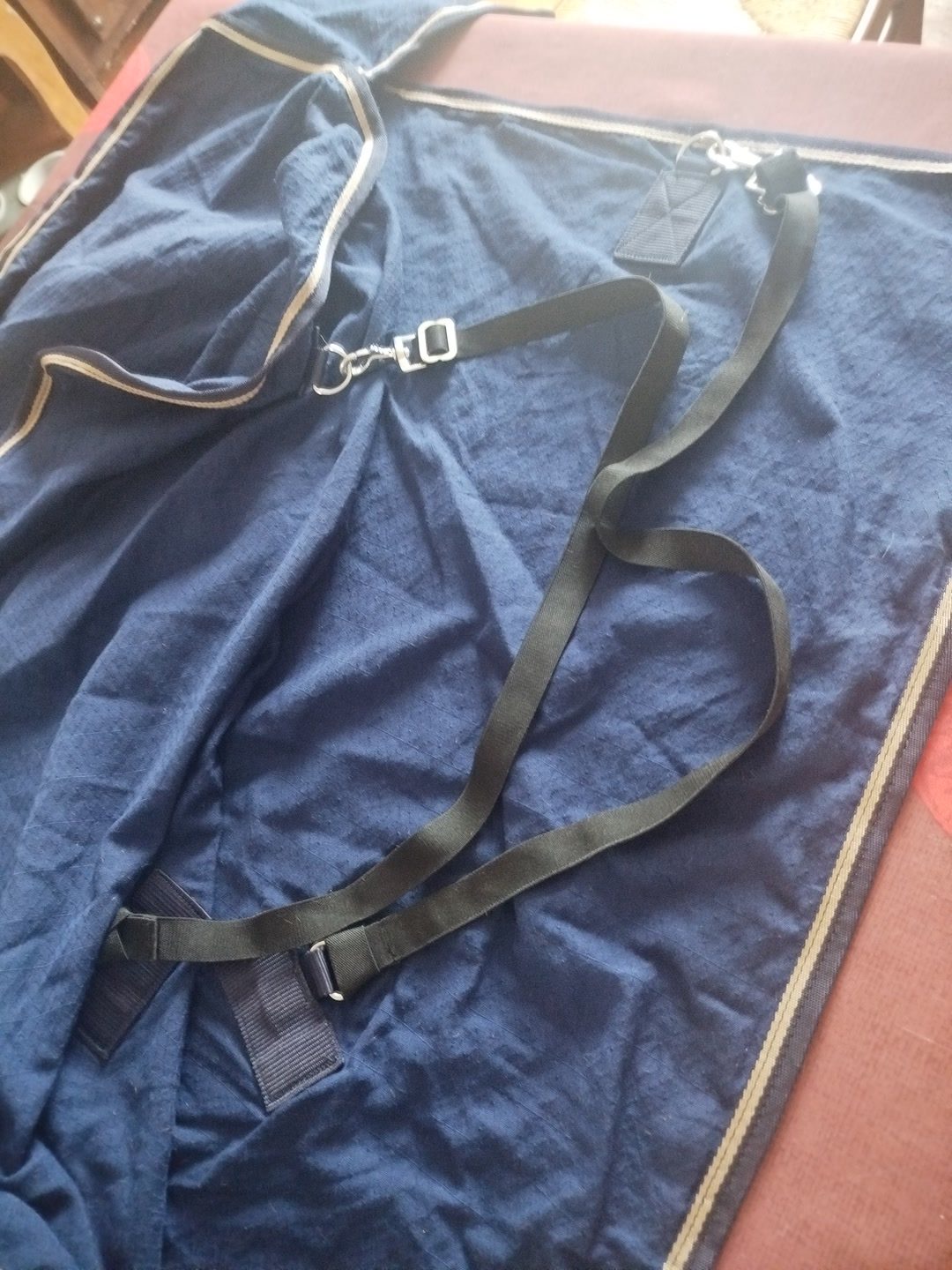 Chemise d'écurie Harry's Horse bleu taille 135 cm, média 5