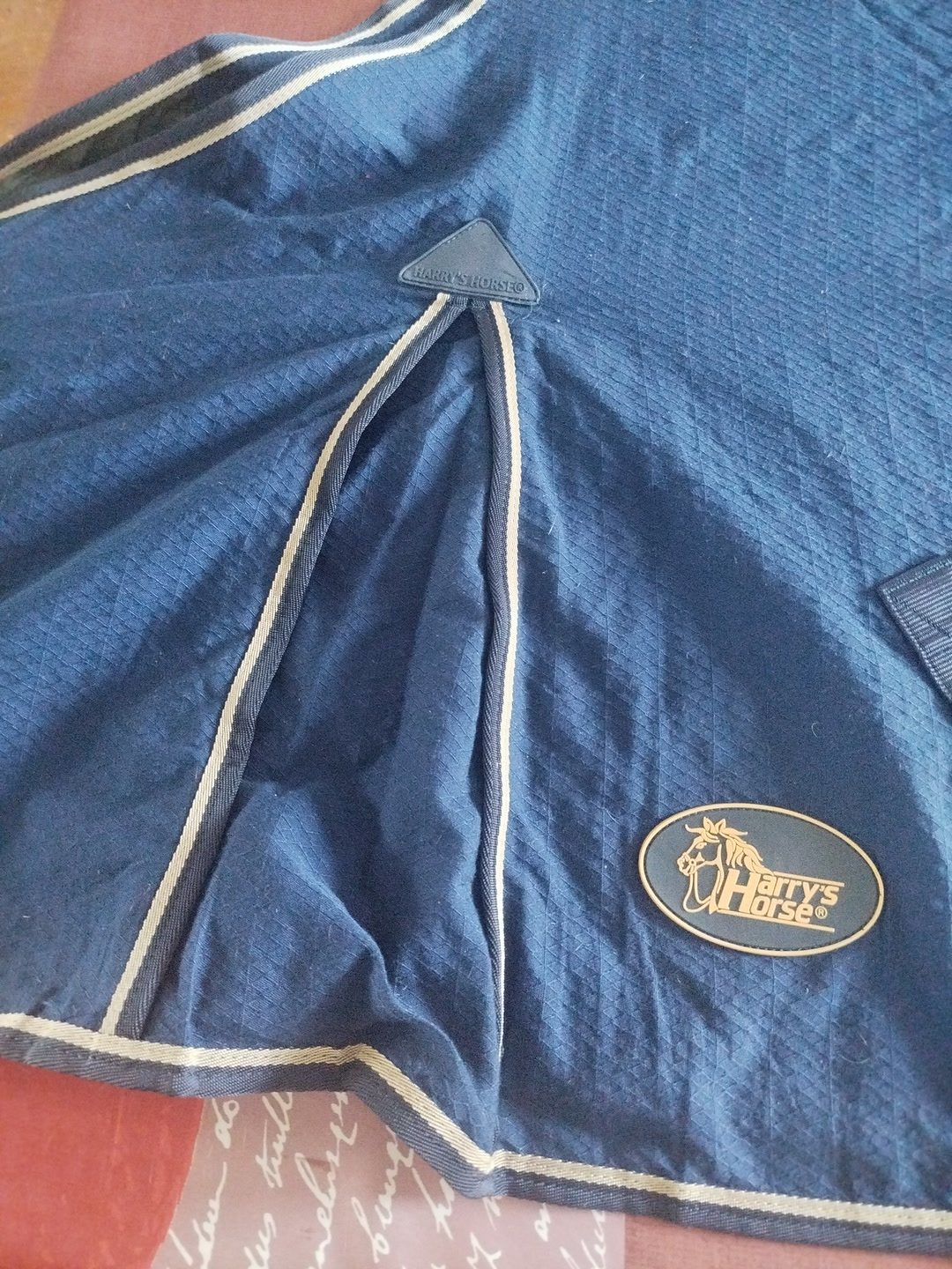 Chemise d'écurie Harry's Horse bleu taille 135 cm, média 3