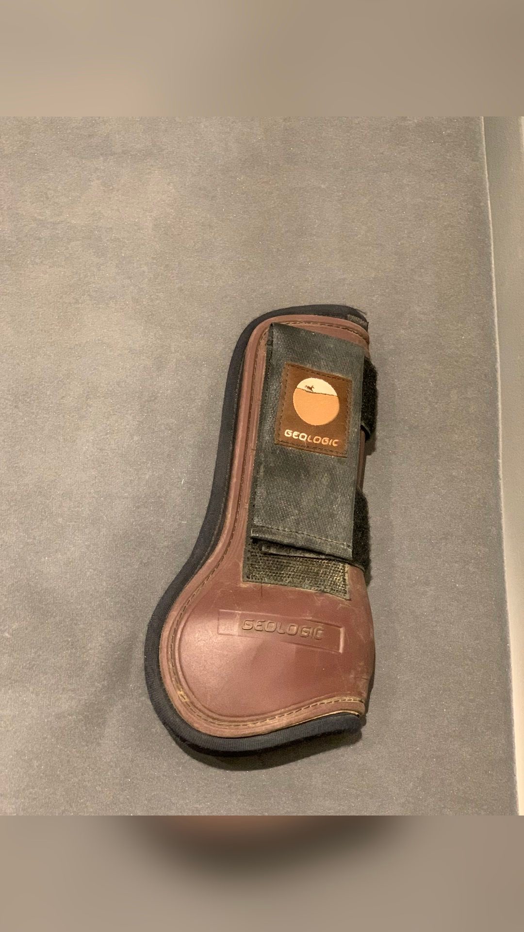Guêtres néoprène bordeaux taille poney, média 6