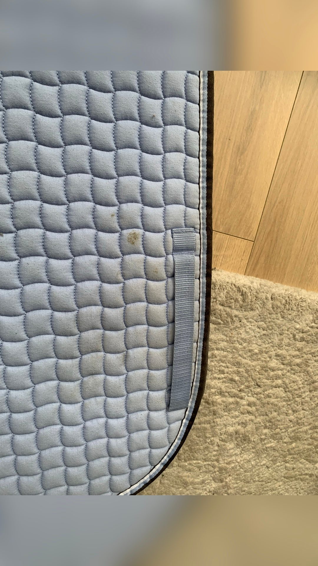 Tapis de selle dressage Eskadron bleu clair, média 9