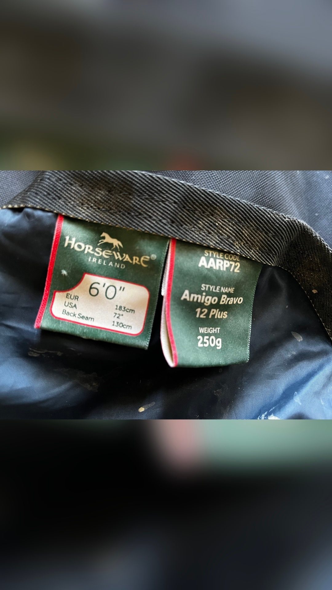 Couverture extérieure Horseware Amigo Plus 250g, média 3
