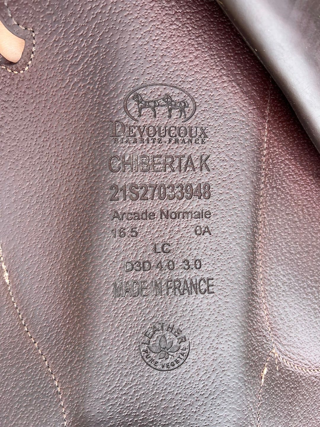 Selle Devoucoux Chiberta K, média 11