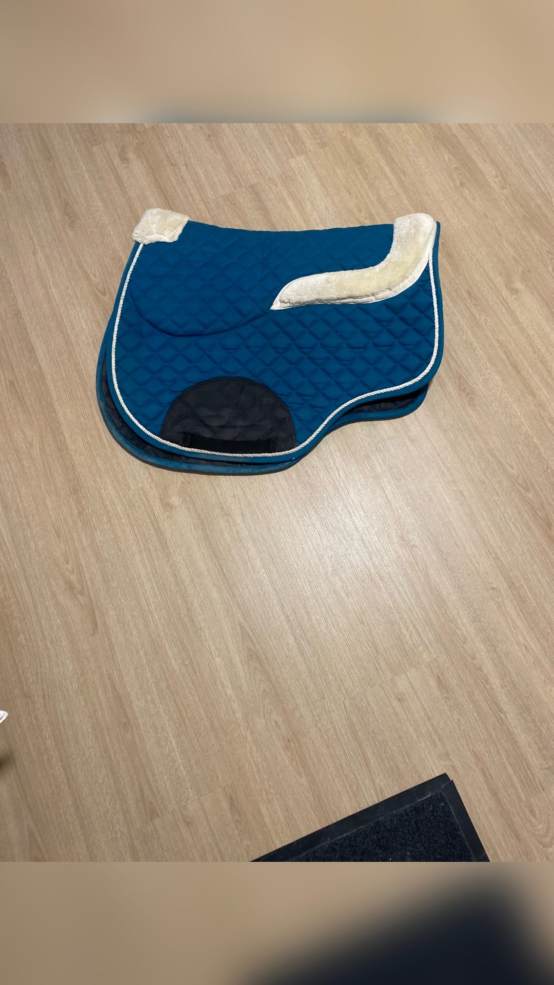 Tapis Equitheme bleu canard, média 2