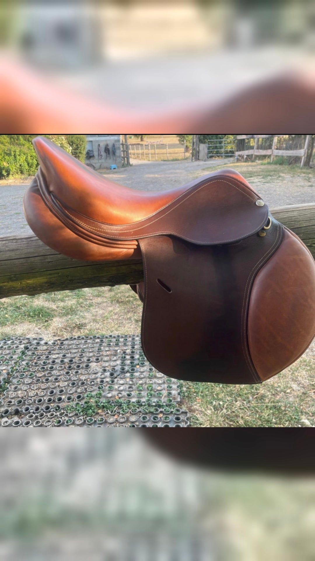 Selle Éric Thomas 17,5 pouces à vendre, média 2