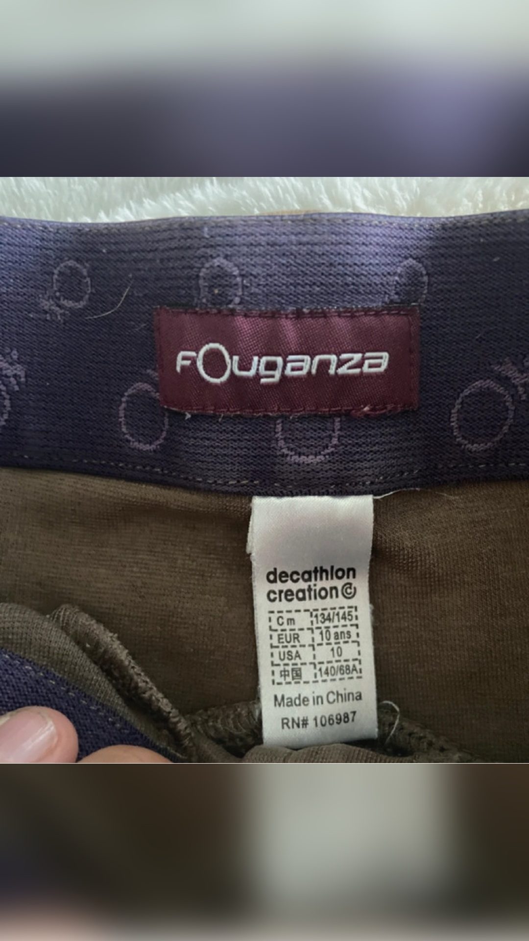 Pantalon équitation 10 ans, média 5
