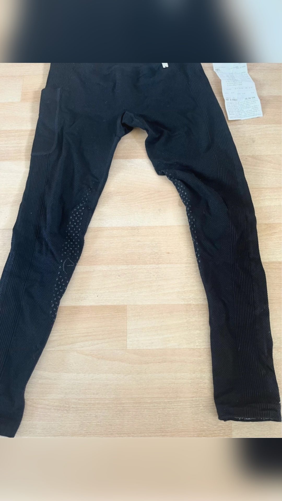 Legging Equitheme acacia noir taille s, média 5