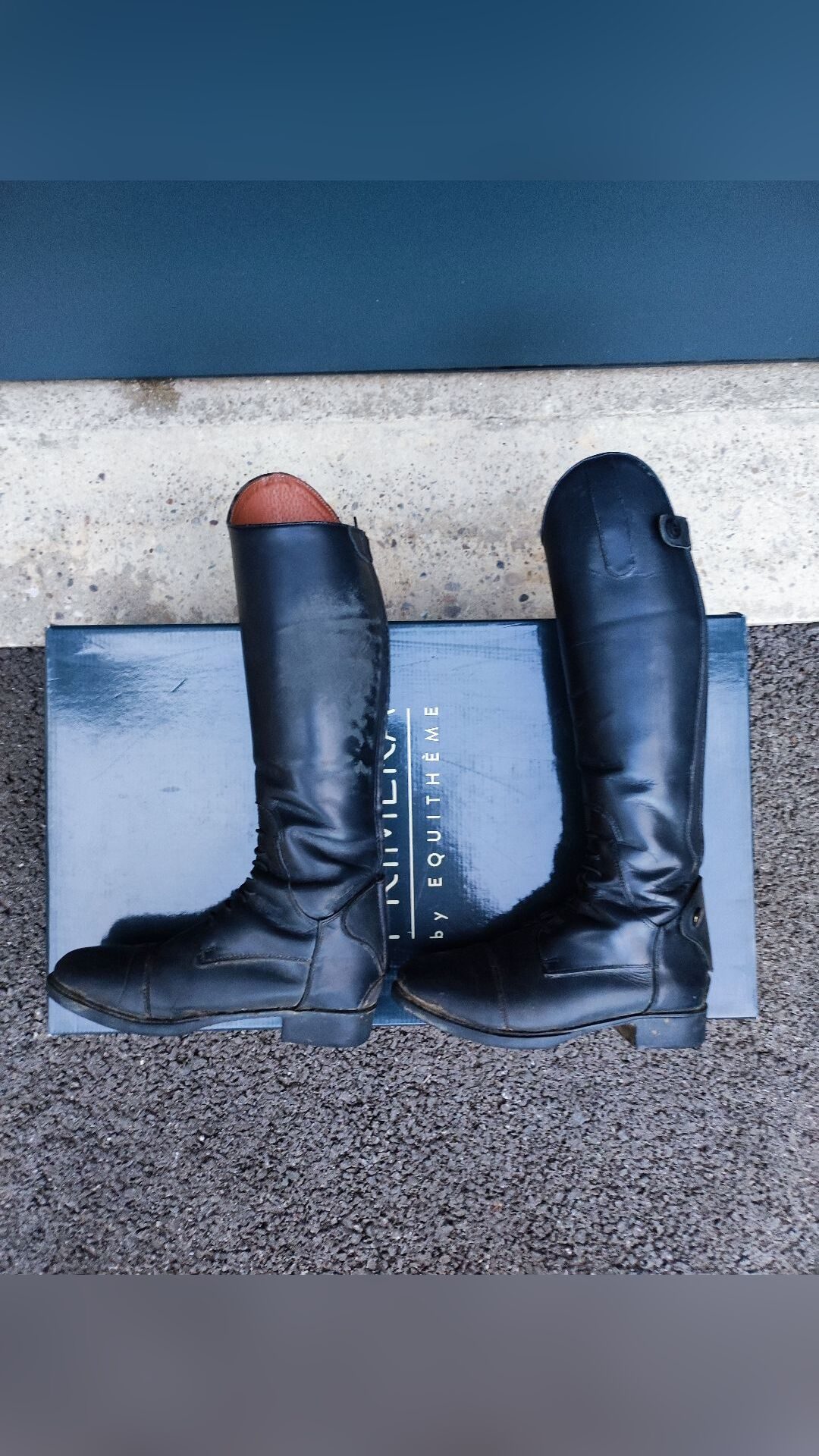 Bottes en cuir Equithème, média 2