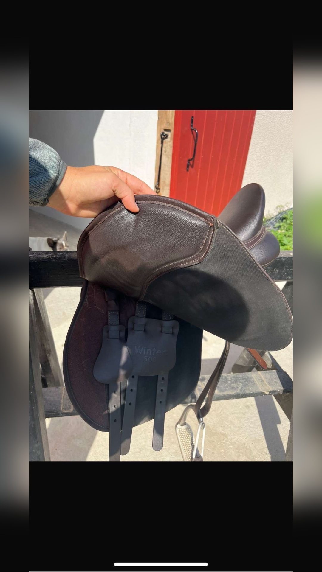 Super selle Wintec 17,5” quasi neuve – complète avec accessoires, média 3