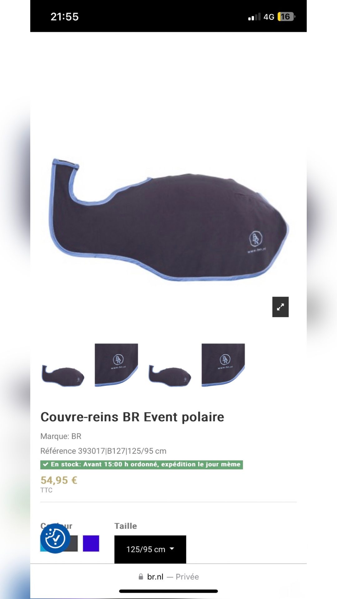 Couvre rein, média 6