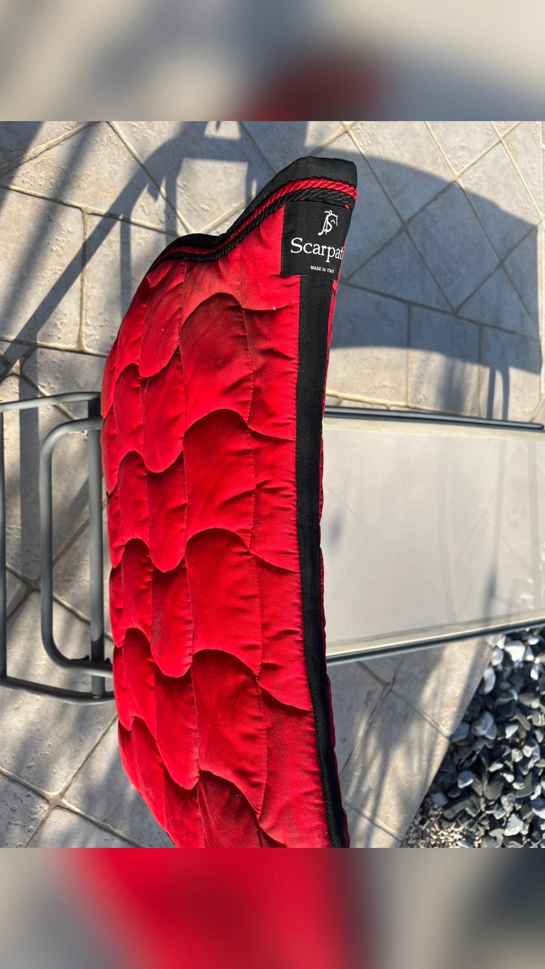 Tapis Anna Scarpati rouge, média 2
