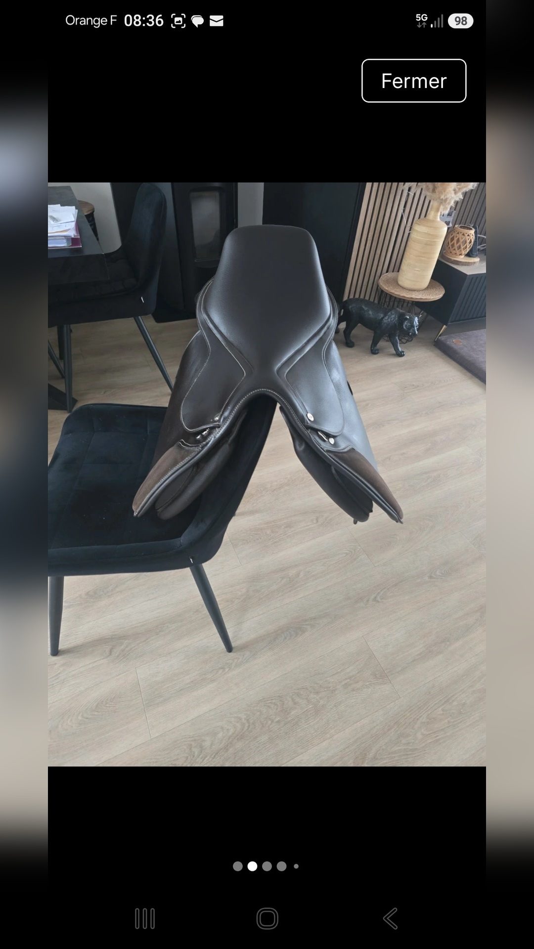 Selle Norton 17.5 pouces, média 2