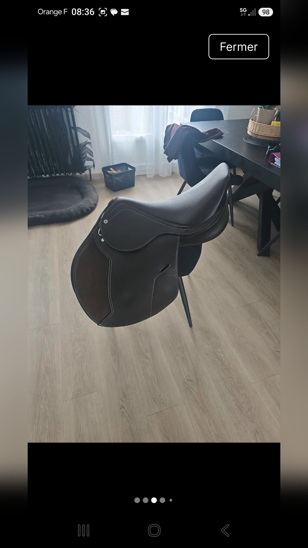 Selle Norton 17.5 pouces, média 3