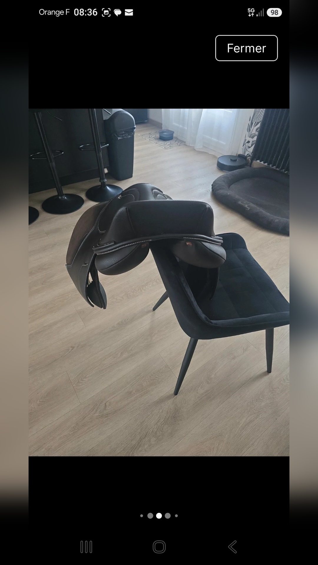 Selle Norton 17.5 pouces, média 4