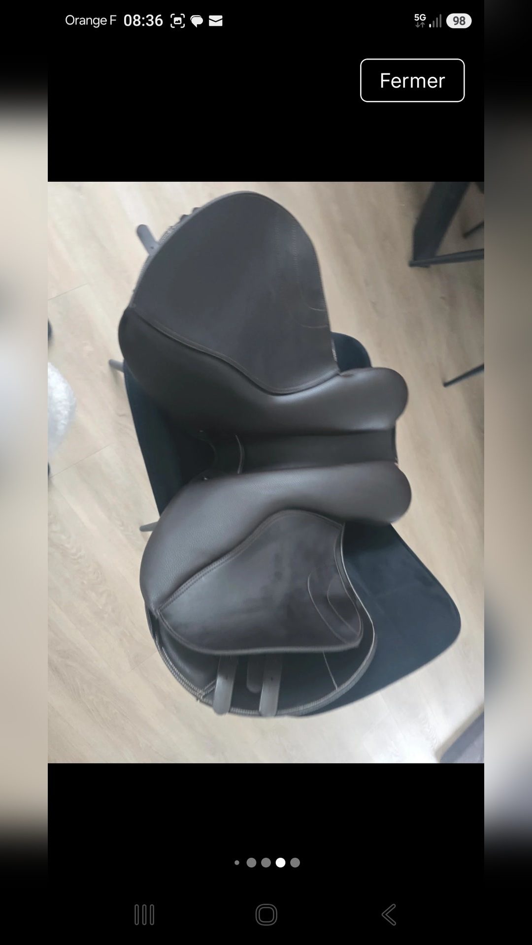 Selle Norton 17.5 pouces, média 5