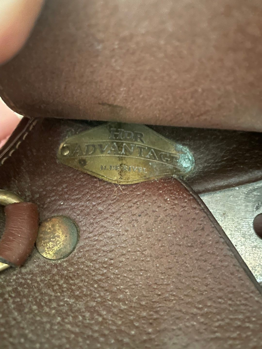 Selle Henri Rivel marron 16.5 pouces, média 9