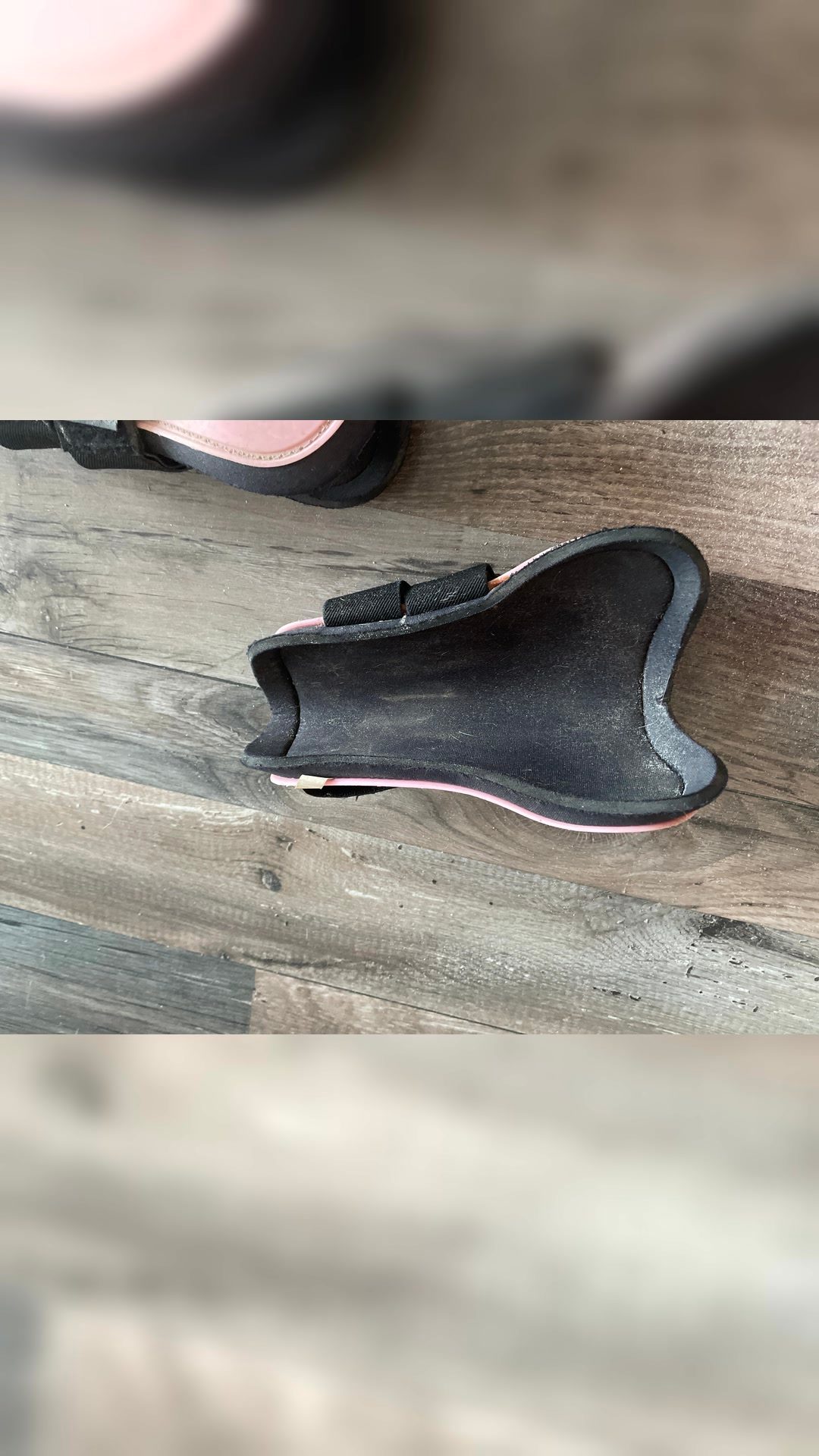 Guêtres rose HKM Poney, média 2